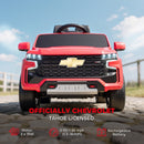 Chevrolet 12V Electric Ride-On Car for Kids in Red