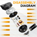 FARBIN Waterproof Car Horn for Mercedes Benz with Loud High and Low Tones