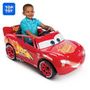 Disney Pixar Cars Lightning McQueen 6V Kids Ride-On Red Toy with Lights and Sounds