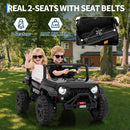 Dual Seat 24V 4WD Electric Ride-On Car with Remote Control and LED Lighting