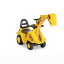 Dual-Function Kids Ride-On Digger Tractor with Pulling Cart for Outdoor Fun