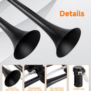 Dual Trumpet Air Horn Kit for Cars with Loud Button-Activated Sound