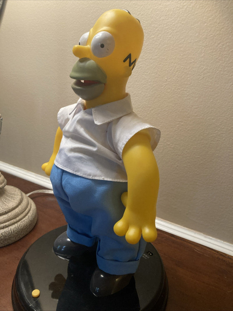 Working Talking and Dancing Homer Figurine Without Box