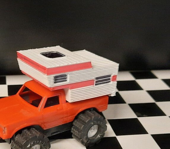 Workhorse II Custom 3D Printed Camper for Schaper Stomper 4x4 Truck