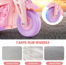 6V Electric Kids Motorcycle Ride-On Car with Bubble Maker and Foot Pedal