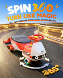 Electric Ride-On Car for Kids (3+) with Bluetooth Music and LED Lights