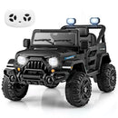 12V Children’s Ride-On Truck with Remote Control, Treaded Tires, 3 Speed Settings and LED Lights