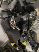 Tamco 12V Black Electric Ride-On Motorcycle for Kids with Dual Seats and Three Wheels
