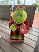 Charming Kissing Frog Plush Decoration for Valentine's Day