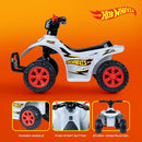 Hot Wheels 6V Kids Ride-On ATV - 55 lbs Weight Limit with Rechargeable Battery
