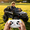 2.4GHz Bluetooth Remote Control Ride-On Car for Kids in White