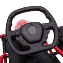24V Drift Go Kart for Kids Ages 8 - 12 in Red with 2 Speed Options