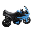 Blue 3-Wheel 6V Electric Motorcycle Toy for Kids with Remote Control and LED Lights🏍️