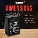 6V 4.5Ah Rechargeable Battery for Power Wheels, Emergency Lighting, and Ride-On Vehicles
