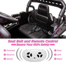 12V Electric Ride-On Car for Kids with Remote Control, LED Lights, and Music