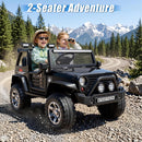 24V 4WD Electric Truck with 800W Motors, Dual Seating, Remote Control, Flower Design