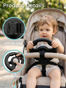 Detachable Fun Steering Wheel for Strollers and Carts