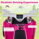 6V Electric ATV Ride-On with Detachable Trailer for Kids 3 Years and Up