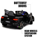 12V Licensed Bentley Ride-On Car for Kids with Remote Control, MP3, and Radio in Multiple Colors