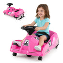 Electric Pink Go Kart Toy Car with Remote Control and Cleaning Fun