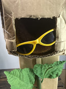 Gemmy Animated SUNNY Sunglasses-Wearing Singing Sunflower with Hidden Nature