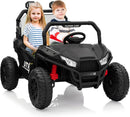 24V Electric 4-Wheel UTV Ride-On Car for Kids with Remote Control - Black