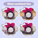 12V Electric Wiggle Car for Kids with Bluetooth Music - Pink, 5MPH Max Speed