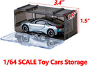 1/64 Scale Hot Wheels and Matchbox Mini Car Organizer Storage Case for Kids