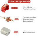 Set of 20 130 Micro DC Motors 1.5-6V 25000RPM for Electronics and Robotics DIY Projects