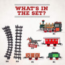 Battery-Powered Electric Train Set for Children Aged 4-8