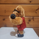 Gemmy Animated Valentine Dancing Singing DMX Party Teddy Bear Plush Gym Fitness