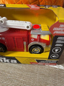 Tonka Mighty Force Fire Truck with Lights and Sounds - Red, 7”