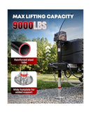 Kohree 9000 lbs 12V A-Frame Electric Trailer Jack with Integrated Level and Wiring