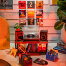 MGA Miniverse Realistic Music Record Player Miniature Collectibles, Multicolored