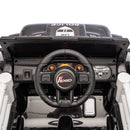 12V Electric Police Ride-On Car for Kids with Parental Remote, Bluetooth, and USB Music