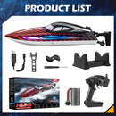 WEINAIR H138 High-Speed RC Boat with 7 LED Lights for All Ages