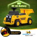 Interactive Dump Truck with Horn, Adjustable Bed, and Treaded Wheels