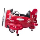 Battery-Powered Electric Ride-On Toy Plane for Kids