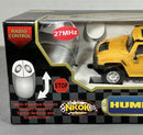 NKOK Racing Yellow Hummer H2 1:32 Scale Remote Control Vehicle with Multi-Function Features
