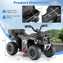 Electric 6V Kids ATV Ride-On Car with Remote Control and Mist Spray Feature
