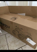 MUKIDY 12V Ride-On Police 3-Wheel Motorcycle for Kids Ages 3 and Up