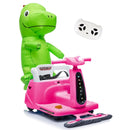 12V Kids' Sweeper Ride-On Toy Car with Cleaning Fun