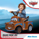Disney Cars 3 Tow-Mater Electric Quad Ride-On for Toddlers Aged 1.5-3 Years, 6V