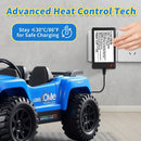 12V Charger for Children's Ride-On Vehicles, Universal Power Source, 6ft Cable, ETL Certified