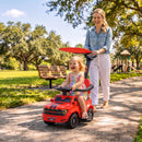 Qaba 3-in-1 Red FORD Shelby Push and Slide Car