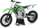 Kawasaki KX 450F Green Diecast Motorcycle Toy - 1:12 Scale