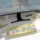 UBOTIE Vibrant Wireless Bluetooth Keyboard in Yellow