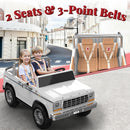 Ford F-150 24V White Electric Ride-On Car for Children