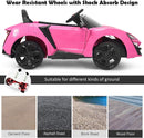 Electric Ride-On Toy Car with Remote Control, LED Lights, and Three Speed Options
