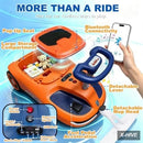 12V 7Ah Electric Ride-On Toy Car for Kids - Wiggle and Clean